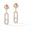 Boucles d'oreilles Move Uno - 05631-PG